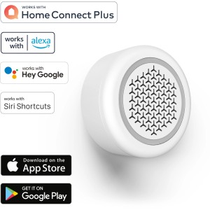 Hama Smart WiFi riasztó sziréna, 97,4 dB, fehér. Okos riasztórendszer a nagyobb otthoni biztonságért.