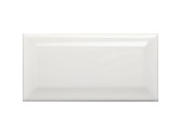 Metro fali csempe agyag fehér mázas fényes 7,5 cm x 15 cm