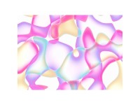 Komar fátyoltapéta Flowrider 300 cm x 250 cm pink