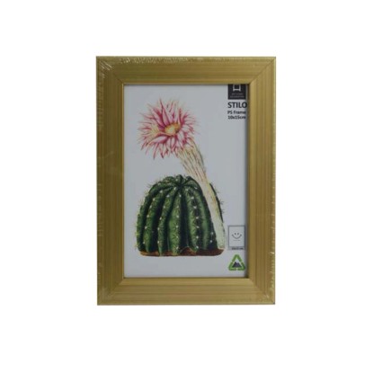 Fotókeret műanyag Stilo arany XS 10 cm x 15 cm