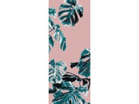 Komar vlies fotótapéta Monstera Rosé Panel 100 cm x 250 cm