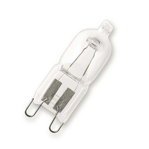Osram G9 halogén izzó 20W, meleg fehér fény konyhába és bejárathoz.