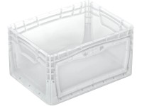 Eurobox-rendszer Tauro lenyíló falú doboz 40 cm x 30 cm x 22 cm átlátszó Eurobox-rendszer Tauro lenyíló falú doboz 40 cm x 30 cm x 22 cm átlátszó