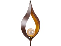 Rosty földbe szúrható LED-es napelemes LED lámpa láng Rosty földbe szúrható LED-es napelemes LED lámpa láng