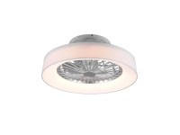 Trio Farsund LED Dim mennyezeti lámpa 47 cm 26,8 W ventilátorral szürke Trio Farsund LED Dim mennyezeti lámpa 47 cm 26,8 W ventilátorral szürke