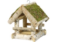 Madáretető mohatetős 19 cm x 19 cm