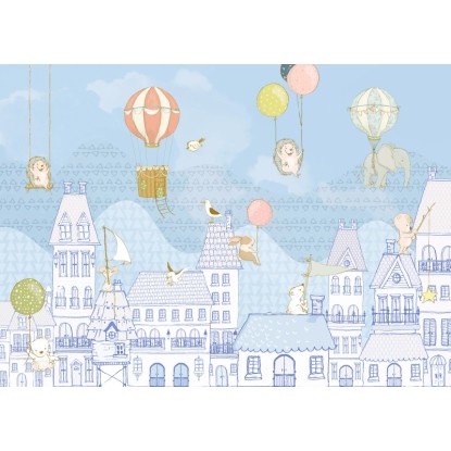 Komar vlies fotótapéta Rooftop Ralley 350 cm x 250 cm