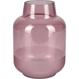 Burgundi üvegváza Blush Bordeaux, 21 cm magas, Ø 15 cm. Dekoratív virágváza beltérre.