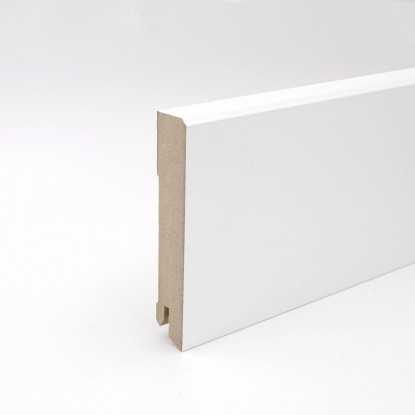 Praktikus szegélyléc White & Black Cubica fehér 240 cm x 10 cm x 1,8 cm