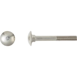 Kapupánt csavar részleges menettel M5 x 50 mm A2 acél - súlyra