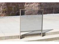 Dieda korlát Linus Vario oldalról szerelhető alumínium 100 cm x 100 cm taupe