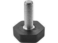 Hettich padlókiegyenlítő csavar M10 asztallábakhoz fekete Hettich padlókiegyenlítő csavar M10 asztallábakhoz fekete