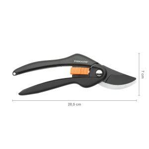 Fiskars SingleStep P26 ágvágó olló, 20 cm, a pontos vágásokhoz a kertben.