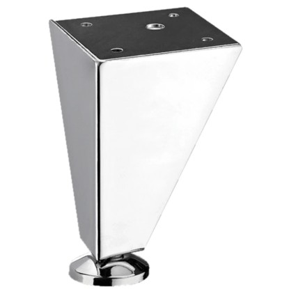 Hettich Gaja bútorláb 70 mm x 70 mm x 100 mm rozsdamentes acél hatású