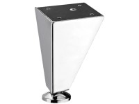 Hettich Gaja bútorláb 70 mm x 70 mm x 100 mm rozsdamentes acél hatású Hettich Gaja bútorláb 70 mm x 70 mm x 100 mm rozsdamentes acél hatású