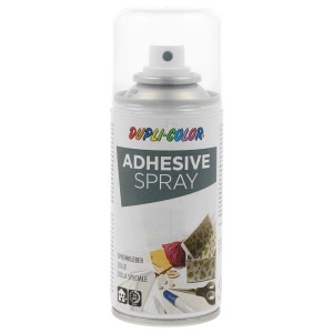 Dupli-Color ragasztóspray, ideális kézműves munkákhoz és anyagok rögzítéséhez.