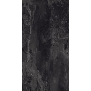 Nightfall Plus Slate laminált padló fekete színben, csempe hatású, vízálló.