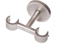 Függönyrúd tartó 50 mm x 90 mm x 100 mm matt ezüst