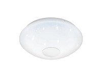 EGLO Voltago2 LED mennyezeti lámpa csillogó búrás kerek 14W 1500lm