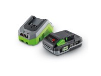 LUX 1 PowerSystem kezdőkészlet 20 V 2 Ah Li-Ion akkumulátorral és gyorstöltővel LUX 1 PowerSystem kezdőkészlet 20 V 2 Ah Li-Ion akkumulátorral és gyorstöltővel