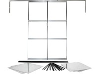 Kiegészítő ajtó a Sirius melegházhoz fényes alumínium Kiegészítő ajtó a Sirius melegházhoz fényes alumínium