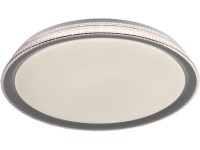 Just Light. LED-es mennyezeti lámpa Lolasmart-Kari ezüstszínű