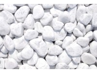 Big-Bag márvány díszkavics carrarai fehér 40-60 mm 1000 kg