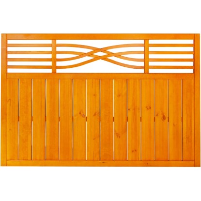 Malaga rács nélküli kerítéselem 120 cm x 180 cm mandulafenyő