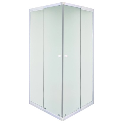 Állítható méretű sarokkabin 2 tolóajtóval 80-90 cm x 80-90 cm x 190 cm