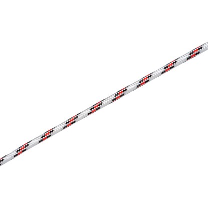 LUX hajókötél 8 mm átmérő fehér-piros-fekete  - méteráru