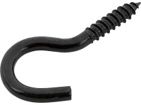 Ruhaszárítókötél-akasztó fekete átmérő 5,2 mm x 60 mm 4 db Ruhaszárítókötél-akasztó fekete átmérő 5,2 mm x 60 mm 4 db