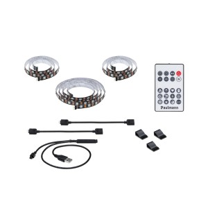 Paulmann EntertainLED USB LED szalag 55 hüvelykes TV-hez távirányítóval és tartozékokkal.