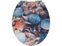 Wenko Muschel WC-ülőke, 3D, MDF FSC®