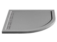 PETRA Zuhanytálca íves műmárvány folyóka 90x90x3 cm