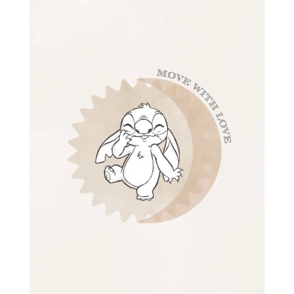 Komar falikép Disney Lilo and Stitch Move with Love 40 cm x 50 cm