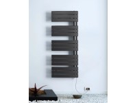 Törölközőszárító radiátor E-Salzburg Contract, 500W matt fekete
