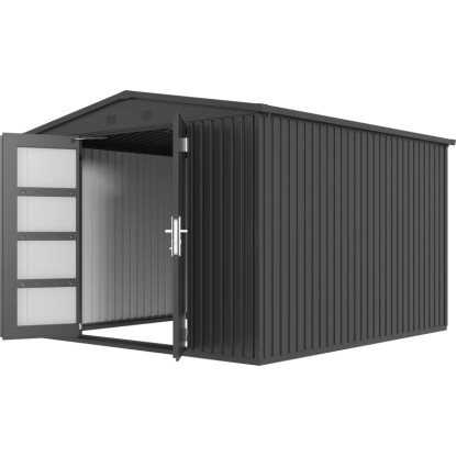 Floraworld Premium kerti szerszámosház nyeregtetővel 284 cm x 206 cm x 300 cm