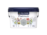 Poli - Farbe Platinum beltéri falfesték E 40 Ezüstfa matt 2,5 l