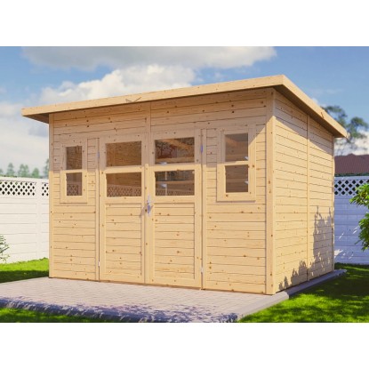 Bertilo Felix kerti faház 293 cm x 245 cm Natúr FSC®