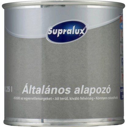 Supralux alapozó általános  0,25 l fehér