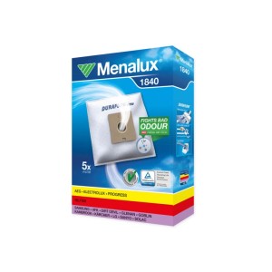 Menalux porszívózsák 1840, 5 darab, alkalmas AEG, Electrolux, Nilfisk és más porszívókhoz.