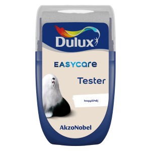 Dulux EasyCare Tester kagylóhéj színű falfesték színes falakhoz.