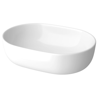 Cersanit Moduo pultmosdó ovális fehér 50x36 cm