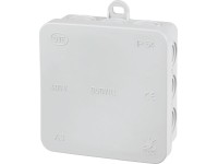 Falon kívüli elosztódoboz 85 mm x 85 mm szürke IP54 Falon kívüli elosztódoboz 85 mm x 85 mm szürke IP54