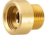 OBI csaphosszabbító 14,9 mm (Rp 3/8) x 16,7 mm (R 3/8) sárgaréz 10 mm