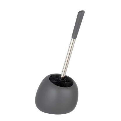Wenko Polaris WC kefe kerámia szürke 17 cm x 34.5 cm x 14,5 cm