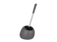 Wenko Polaris WC kefe kerámia szürke 17 cm x 34.5 cm x 14,5 cm