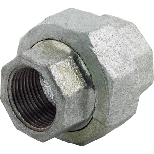 Csavarmenetes idom, 24,1 mm (Rp 3/4), temperöntvényből, csőcsatlakozáshoz.
