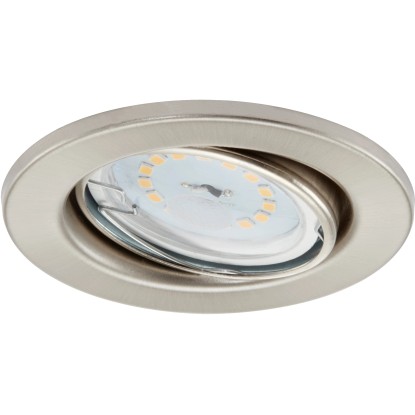 Briloner süllyesztett LED-es lámpa 3 darabos készlet fém matt nikkel forgatható