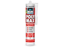 BISON szilikonragasztó Poly Max tömítő átlátszó 300 g